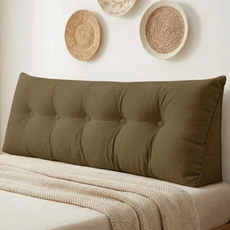 

Подушка Eadoard Queen Lar треугольной формы для чтения и отдыха, подушка для поддержки спины и коррекции осанки со съемным чехлом