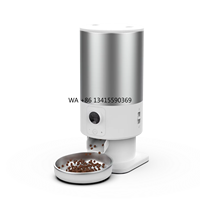 OEM 5L Automatic Pet Feeder With  Stainless Steel Tuya APP HD Video Vision Voice Recording Pet Food Dispenser With