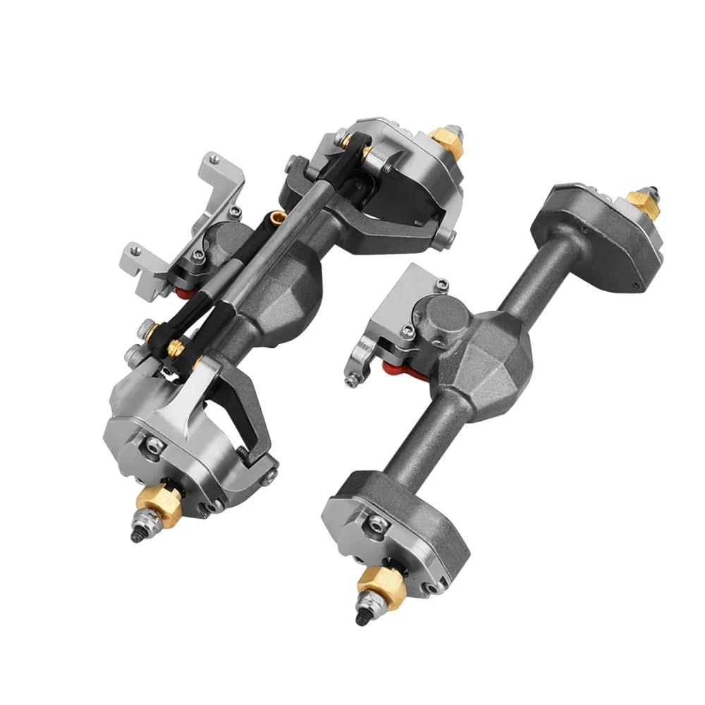 New Upgraded Aluminum Alloy Front Rear Portal Axle for 1/24 RC Axial SCX24 C10 90081 AXI00002 AX24 Ford Bronco AXI00005 Part