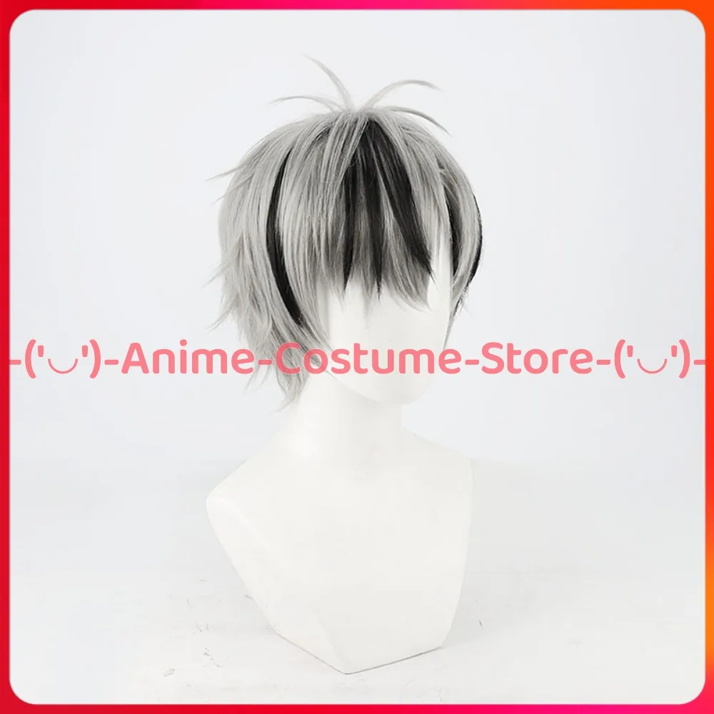 NIJISANJI VTuber Suzuki Masaru Cosplay Wig Anime Character Halloween Carnival Party Costume Wigs Heat Resistant Synthetic Hair
