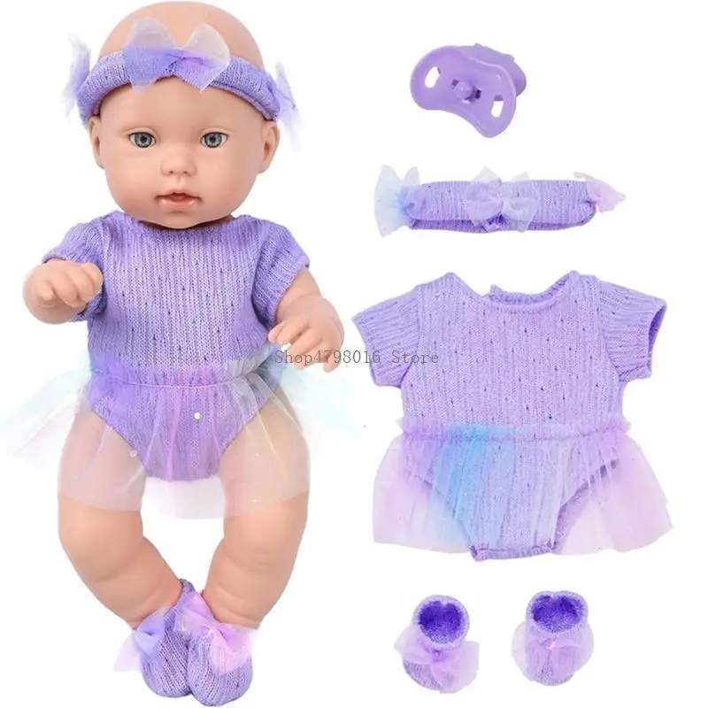 

Life Like Reborns Toy with Clothing and Accessories for Children Roleplaying Fun