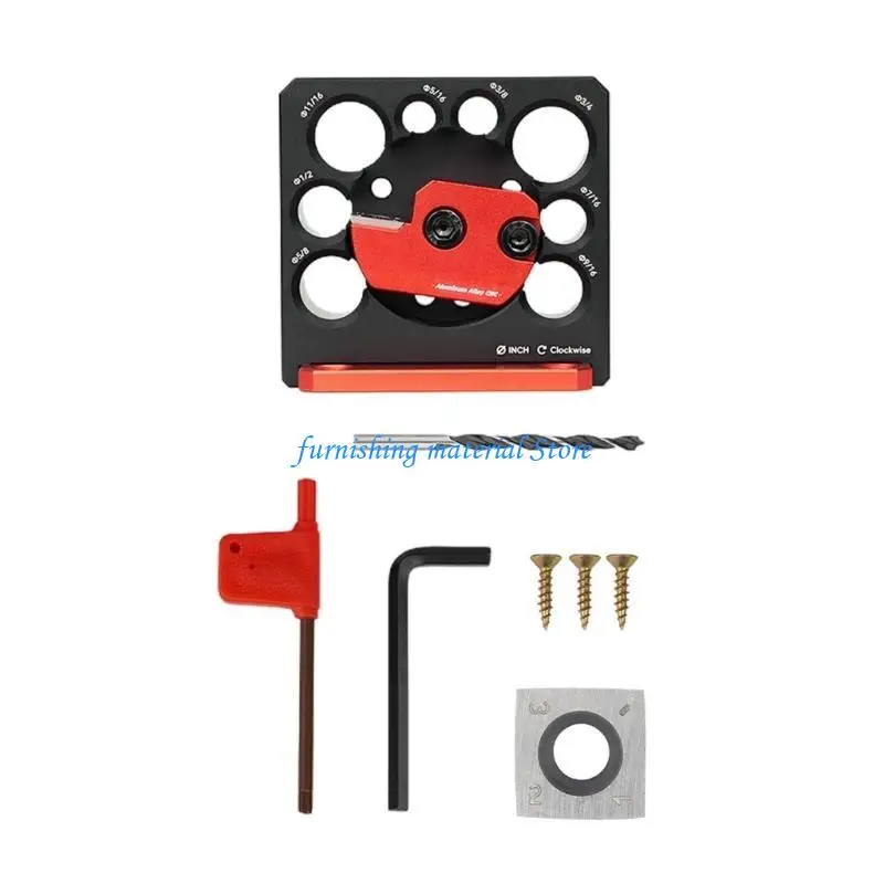 Y5GD Verstelbare Dowel Maker Metric 8mm-20 mm met Carbides Blade Elektrische boorboormalen Dowel Round Round Rod Auxiliary Tool