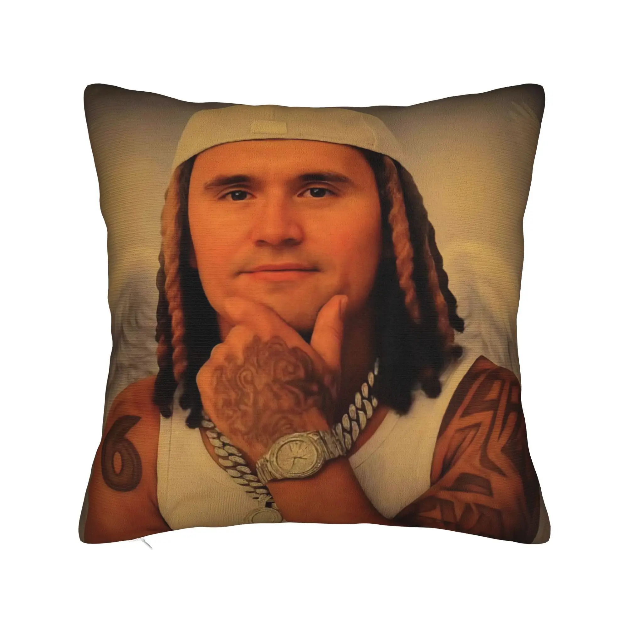 Decorative Pillow Cover Charlie Kirk Funny Meme  Product Home  Throw Pillow Case Cover Square Multi Size