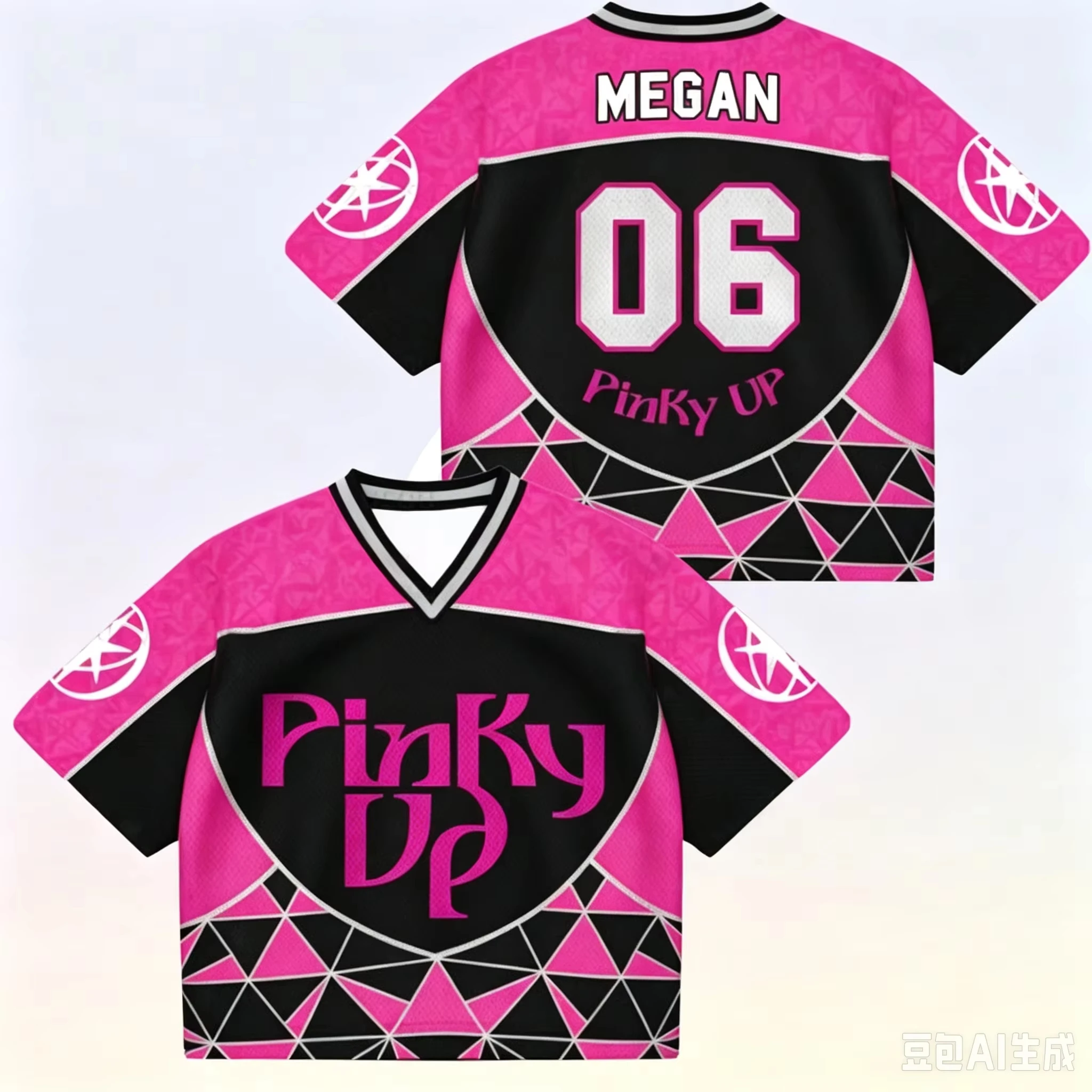 Summer Men's&Women's Gift For Lovers Tee Fan Gift Plus Size Fashion Street Top Casual Pinky Up Katseye New Single JerseyT-shirt