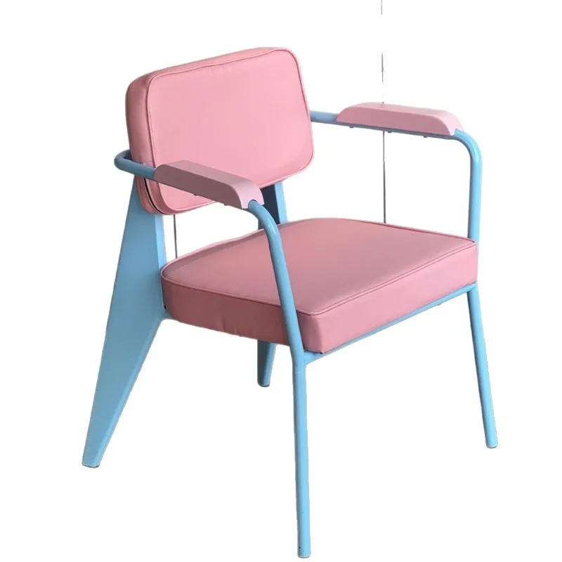 

Dining chair stool Italian home backrest chair retro Internet celebrity senior designer medium ancient style