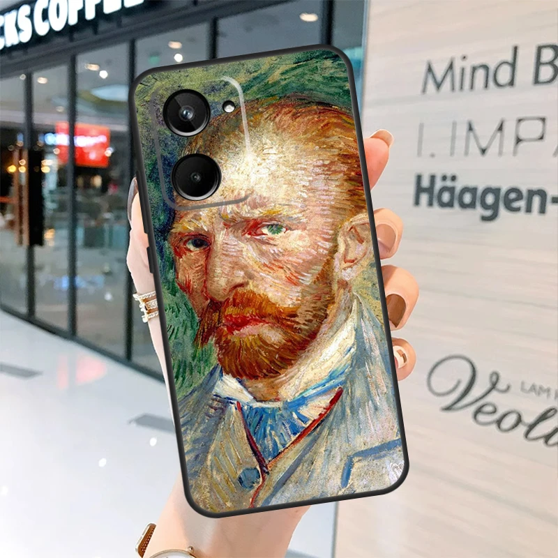 Capa de telefone Van Gogh, capa para realme gt neo 5 3t 2t 9 10 11 pro plus c21y c11 c15 c25 c30 c31 c35 c55 c33