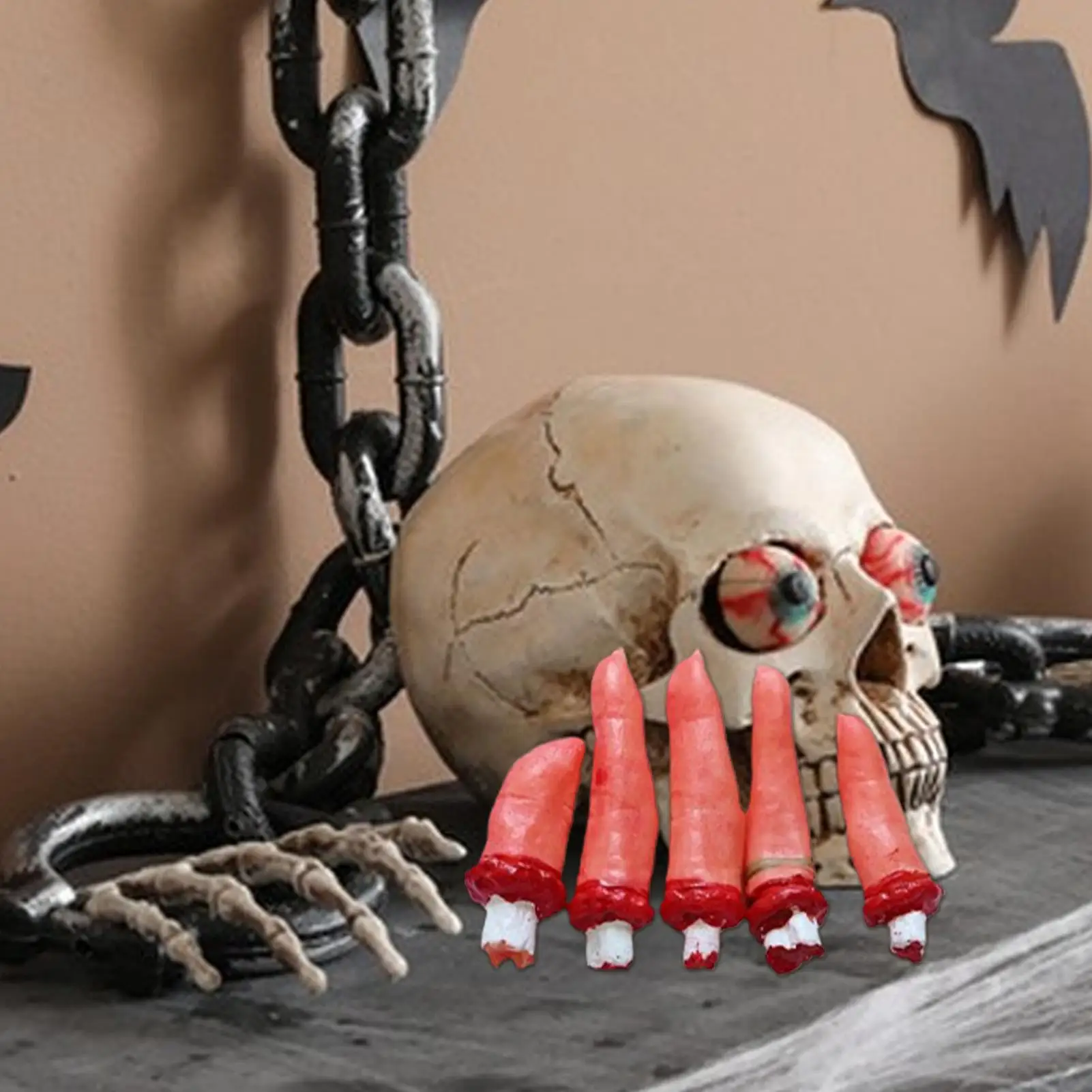 Halloween nephanden Halloween afgehakte hand Prop realistische rekwisieten decoratieve feestartikelen voor festival binnen buiten spookt