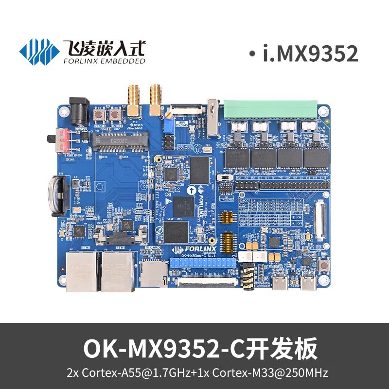 Forlinx Embedded I MX9352 Papan Pengembangan ARMLinux NPUCAN-FD Motherboard