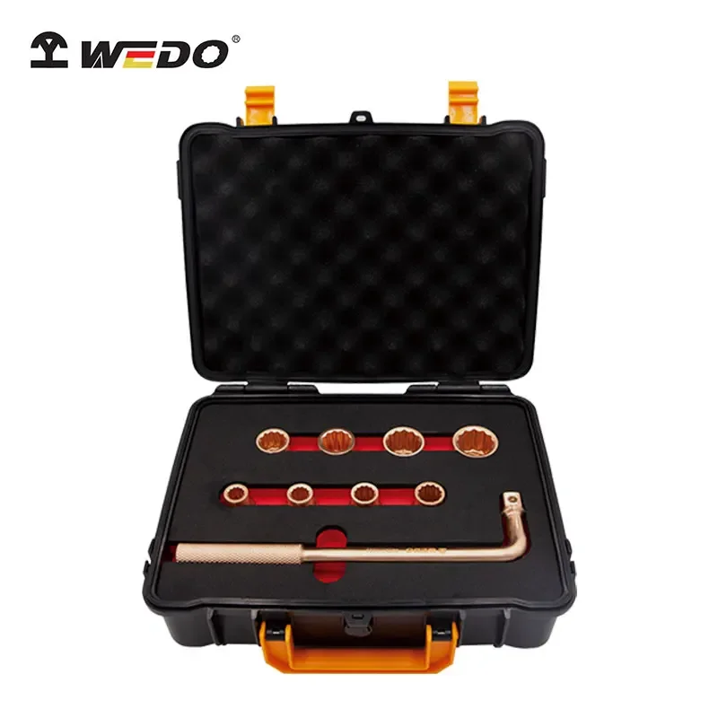 

WEDO German DIN standard& BAM Certification ATEX Non-Sparking 1/2"Dr Socket Set-9pcs