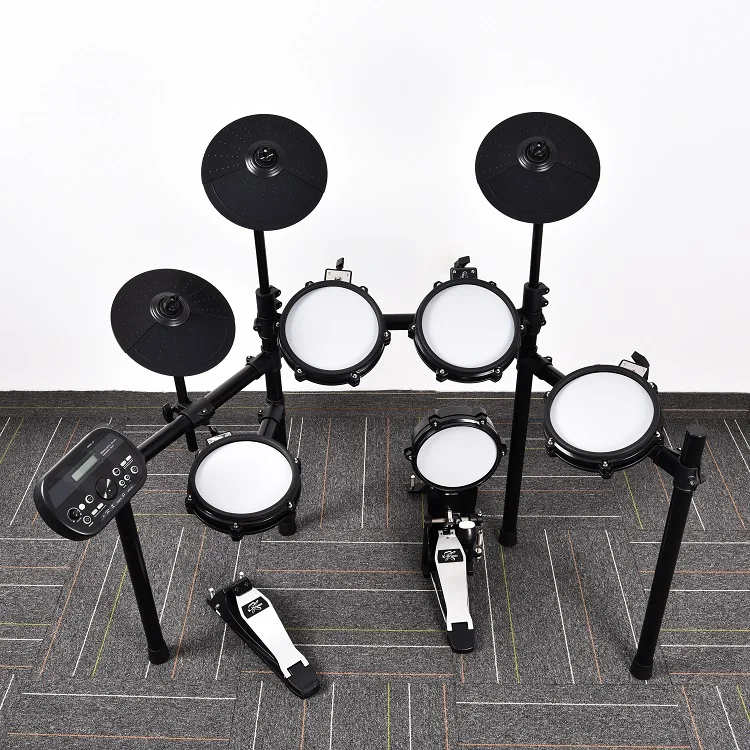 Good Quality Digital Drums Set Electric Percussion Electronic Drums Kit Double Pedal Drum For Kids