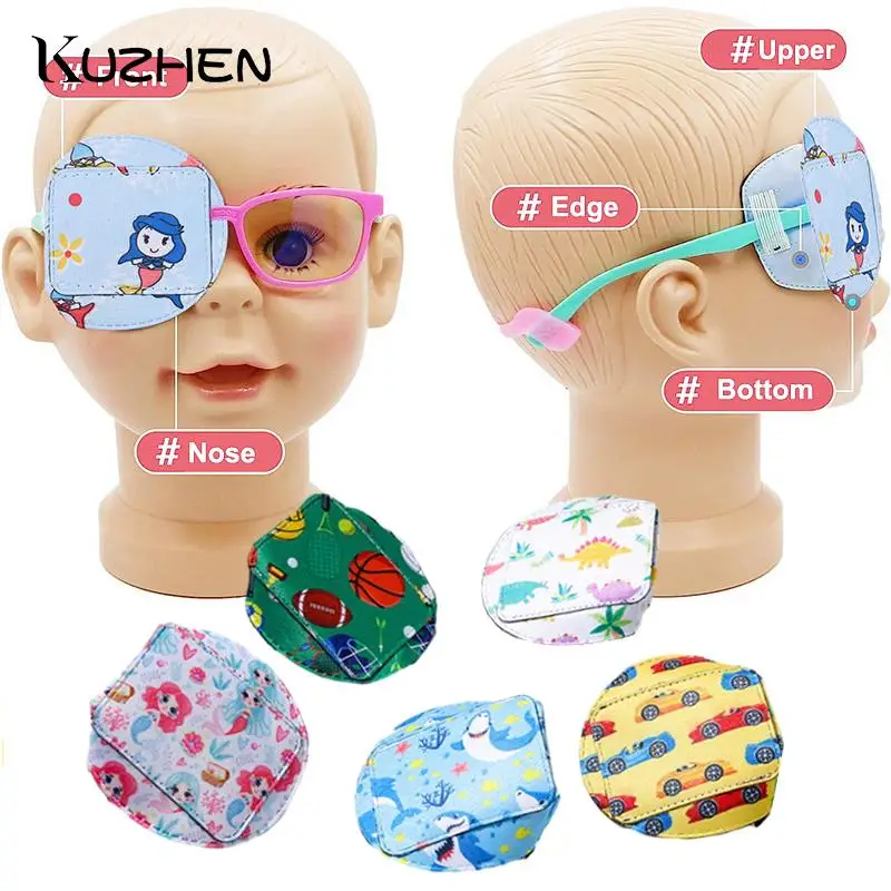 1Pcs Cute Kids Strabismus Treatment Vision Care Children Health Care Kids Child Occlusion Medical Lazy Eye Patch Eyeshade