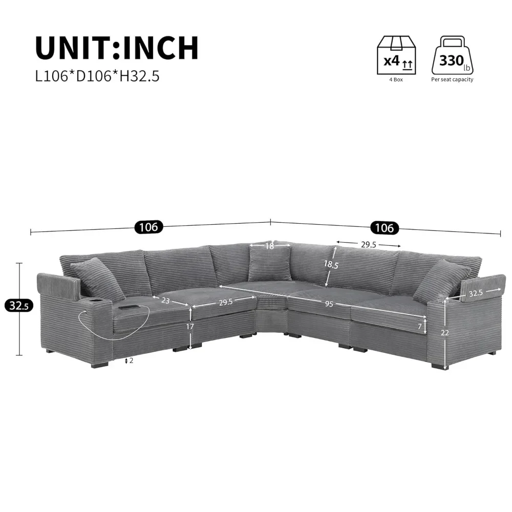 Thumbnail 2 - #1 L-Shaped Corner Sofas Discount Picks