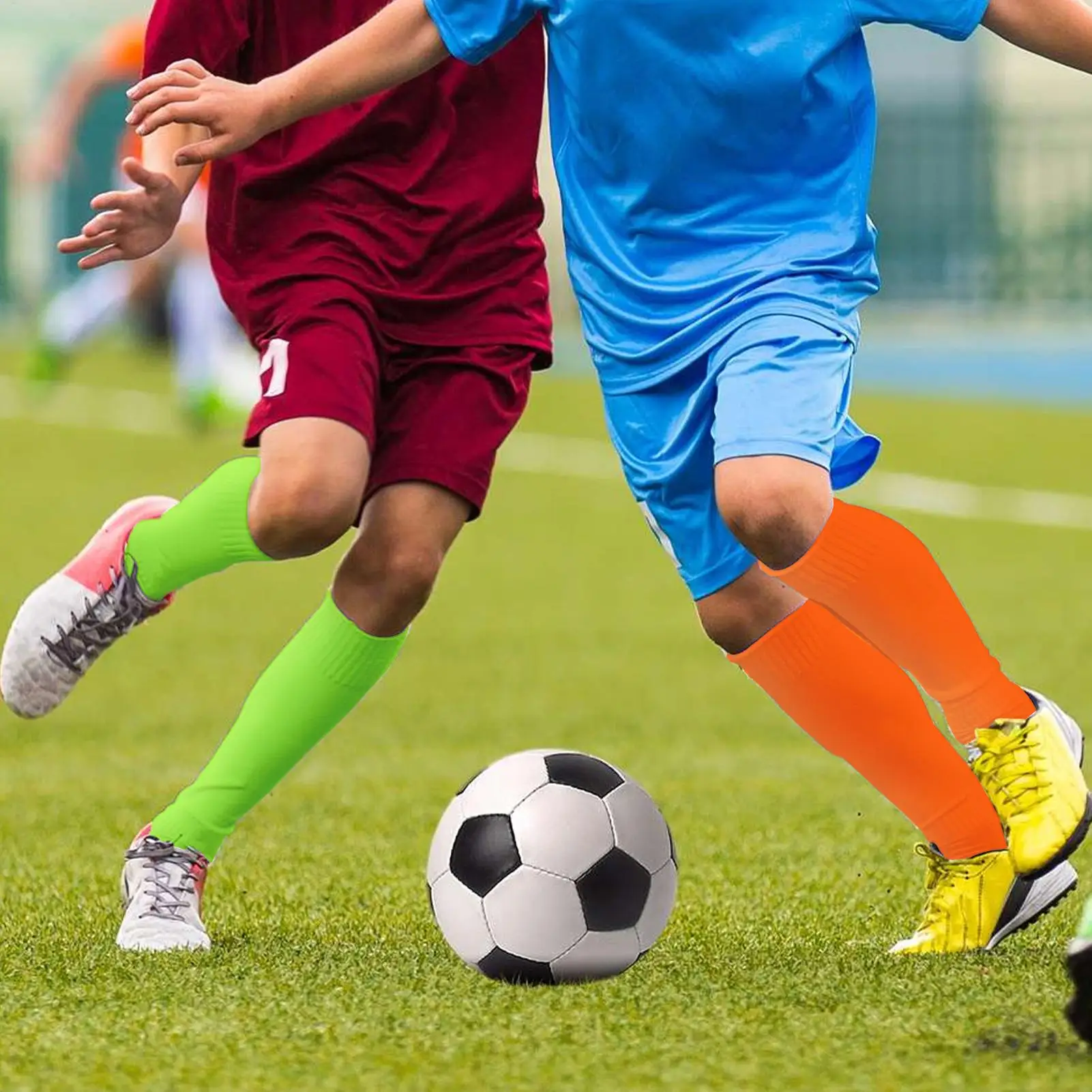 유아 축구 양말 청소년 성인 야구 소프트볼 양말 통기성 수분 흡수 보호 축구 장비 스포츠 가드