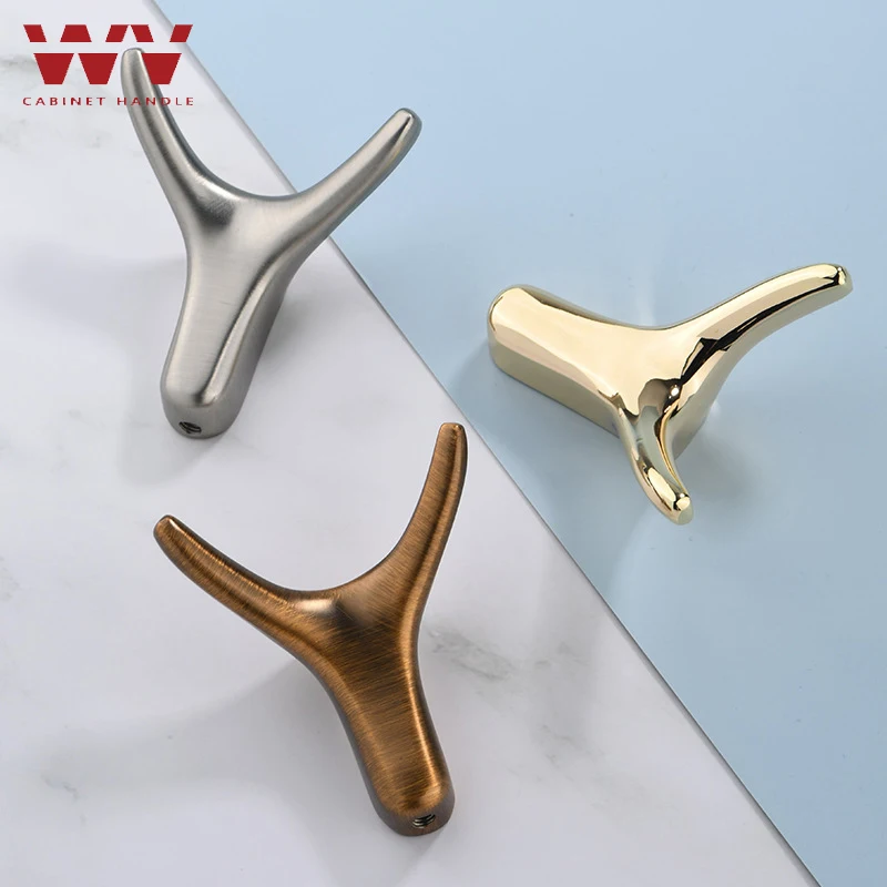 Wall Hook Hanging Clothes Hook Bedroom Robe Hooks Door Coat Hanger Kitchen Cabinet Storage Hook Towel Hook Bathroom Accessories