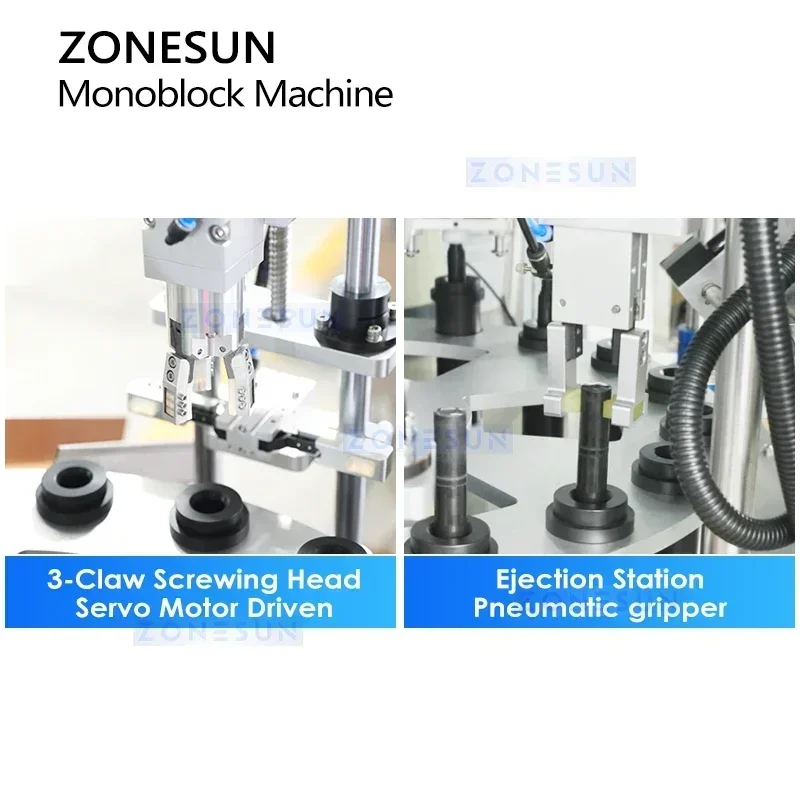 Zonesun Efficient Mascara Packaging Machine Solutions Automatische Kosmetiktube zum Füllen und Verschließen von Monoblock ZS-AFC23A