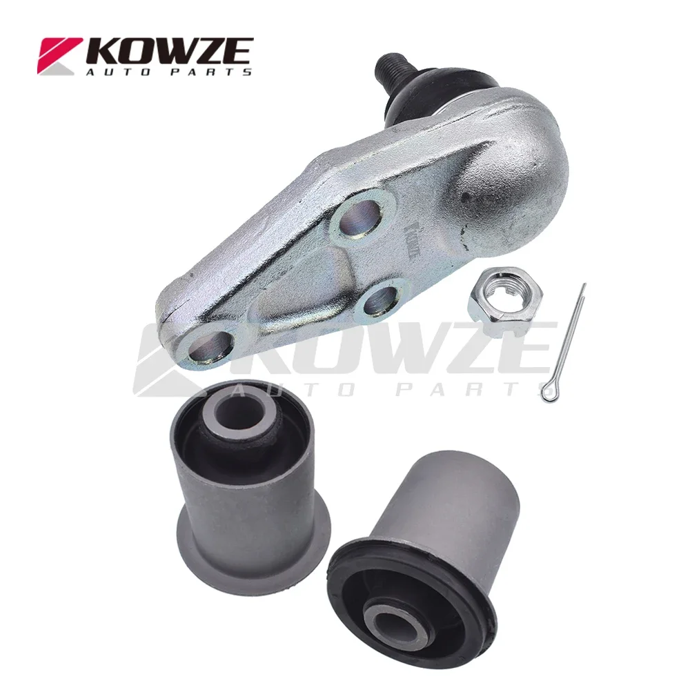 KOWZE Rear Suspension Upper Swing Arm Rubber Sleeve Ball Joint For Mitsubishi Pajero Montero III 3rd 2000-2006 MR519399 MR508130