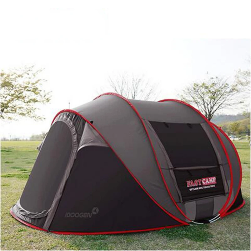 3 4 5 Person Automatic Pop Up Camping Tent Quick Open Portable Family Outddoor Awning Beach Pegola Car Self Driving BBQ Tarp