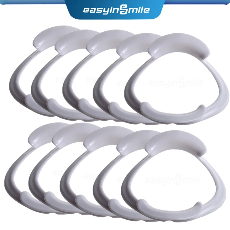 10pcs Dental Cheek Retractor O-Type Mouth Opener Prop for Adult or Child