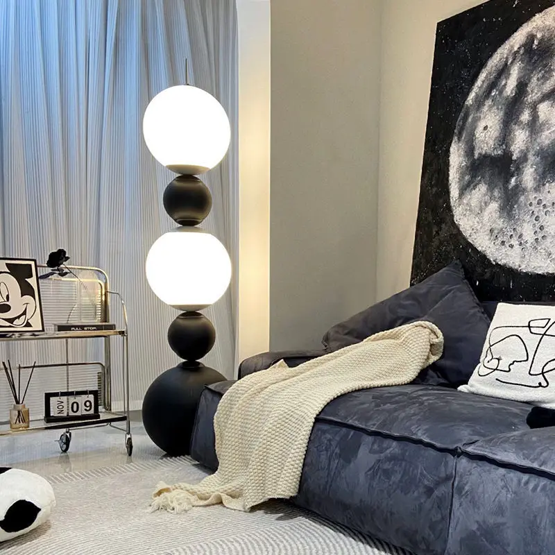 

Simple modern room candied gourd floor lamp Internet celebrity bedroom living room sofa vertical decorative lamp