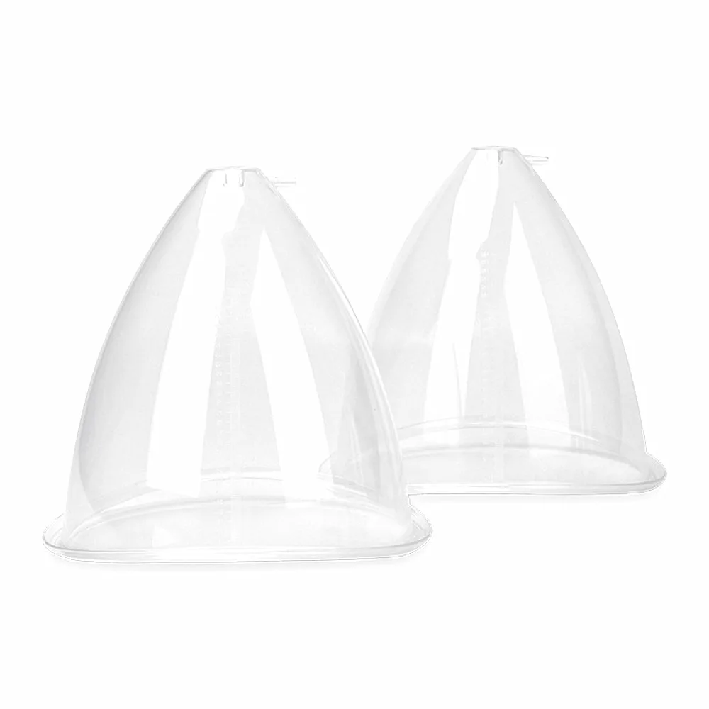 2pcs 21cml/180ml Breast Enlargement Cupping Hip Lifting Buttock Vacuum Pump Cupping Massage Cup Accessories