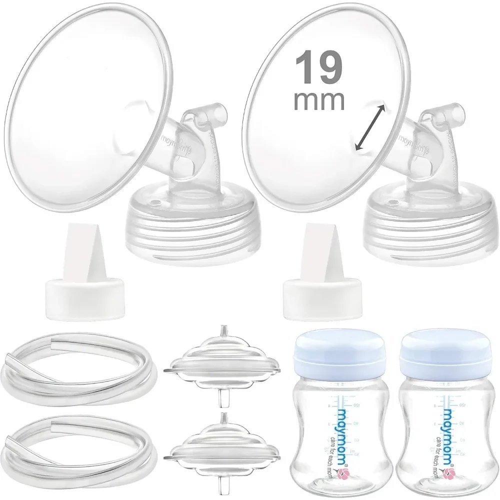 

19mm Flange Replacement Kit for S2 S1 9 Plus Breast Pump 10pc Set Not Original Parts