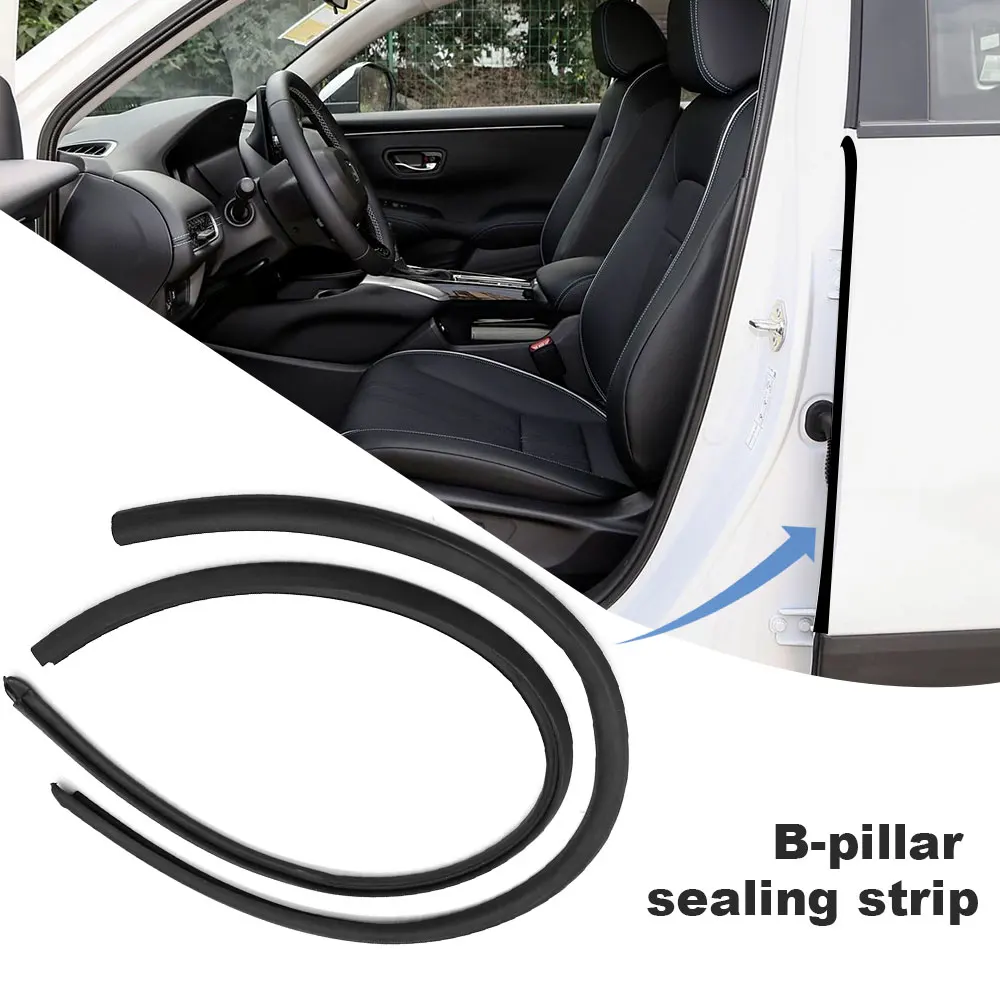 

For B Pillar Car Rubber Stickers Seal Strips Door Edge Protection Weatherstrip Sealant Guards Insulator Automotive Accessories