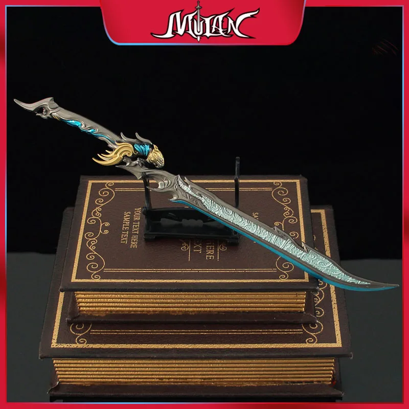 30CM Naraka: Bladepoint Weapon Game Peripherals Full Metal Craft Model Cosplay Sword Outdoor Trainning Toy Collectible Ornaments