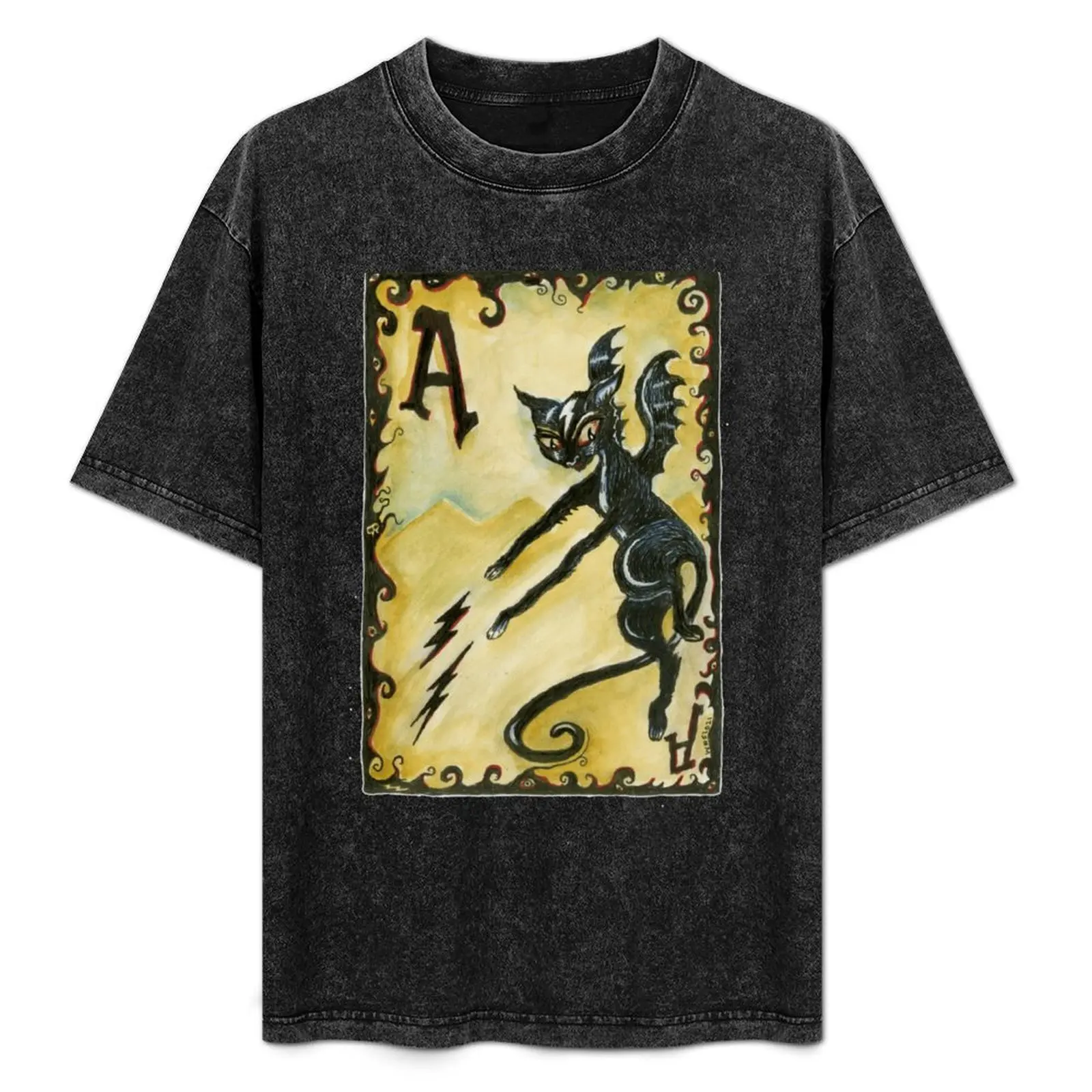 

Ace Cat T-Shirt Big and Tall Casual T-Shirt