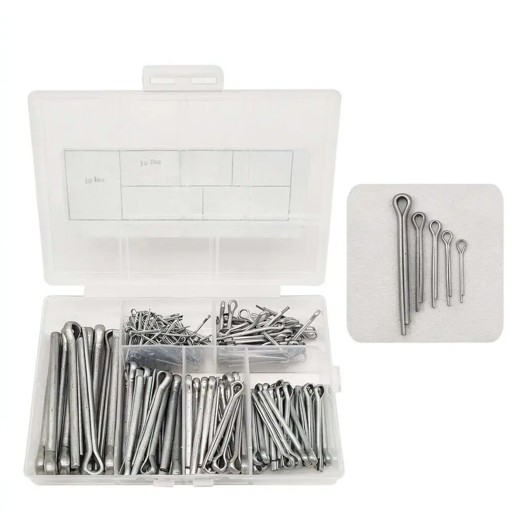 Mechanical Maintenance Fastener Kit Cotter Pins Hairpin Clips Assorted Hardware Industrial Automotive Repair Fixing Supplies Set