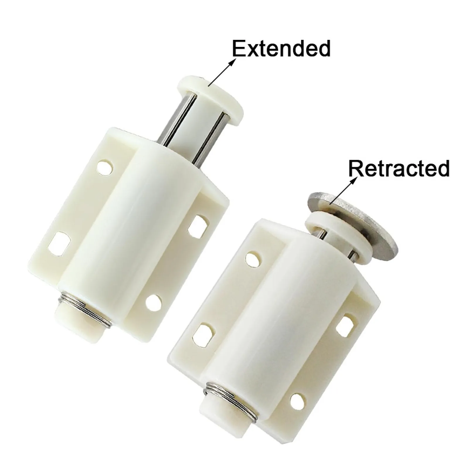 Empurrador magnético para porta de armário, trava magnética para porta de armário, trava para porta de armário, tipo push, alça grátis