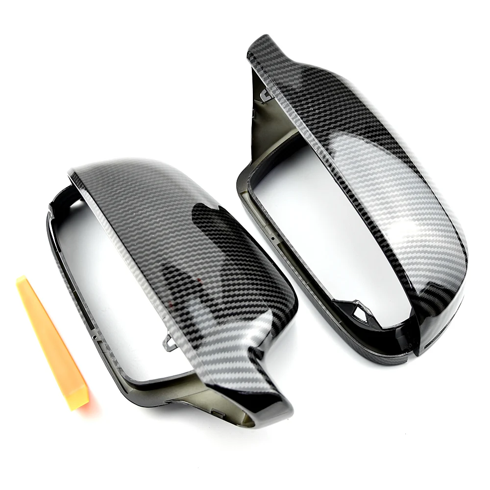 2x für Audi A3 8P A4 B8.5 A5 S5 RS4 RS5 2011-2015 Rückspiegelabdeckung Carbonmuster Auto-Seitenrückspiegelabdeckung – Detail 20