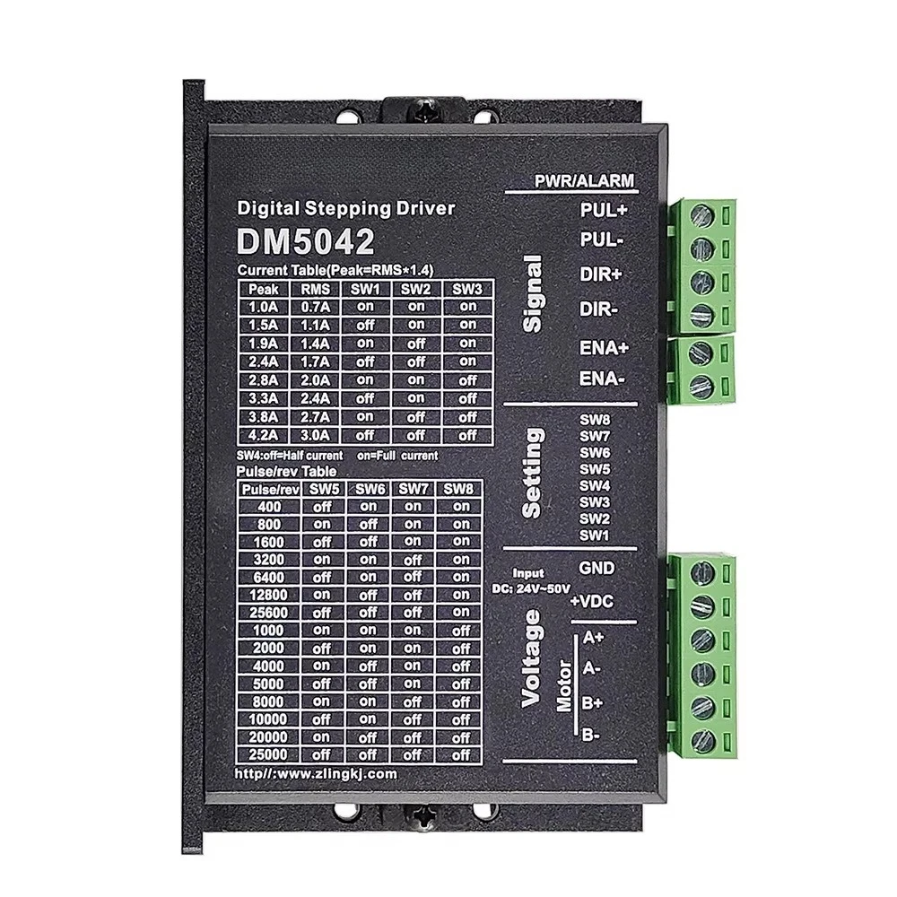 Rotary Marking Machine Stepper Motor Driver Digital Stepper Driver DM5042 2-phase 20-50V