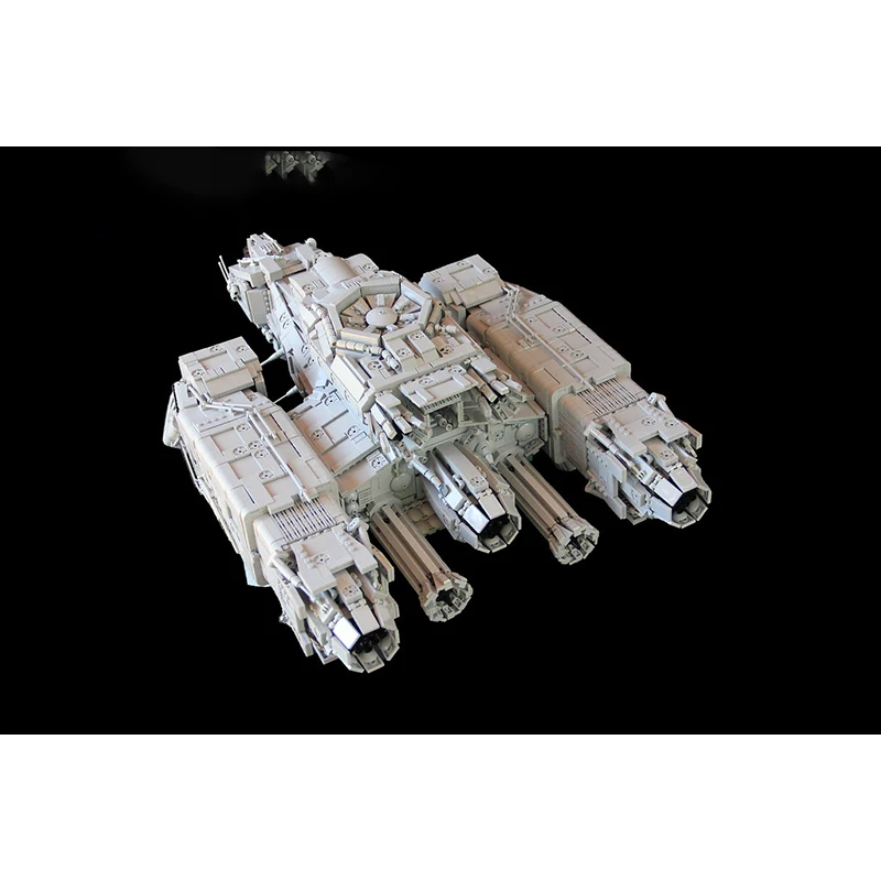 Blocs de construction d'assemblage de petites particules, vaisseau spatial de guerre extraterrestre, modèle militaire, vaisseau spatial extraterrestre, jouet cadeau, MOC-92753