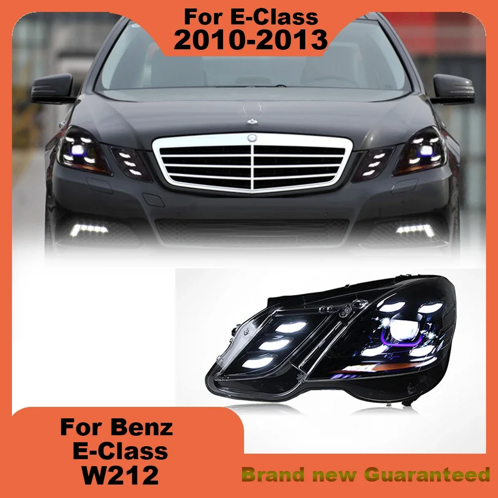 

Для Mercedes-Benz W212 2010-2013 E-Class E260 E300 Модифицированные светодиодные фары Лазерные линзы Лампа Головка Переднего света Аксессуары Обновление