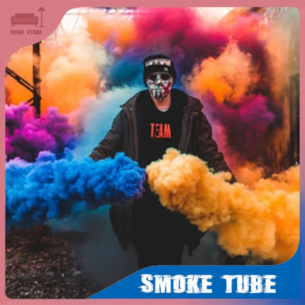 3/4/8pcs Colorful Smoke Pills Burning Portable Props Party Atmosphere Supplies Magic Stage Photography Effect Show 8 Colors