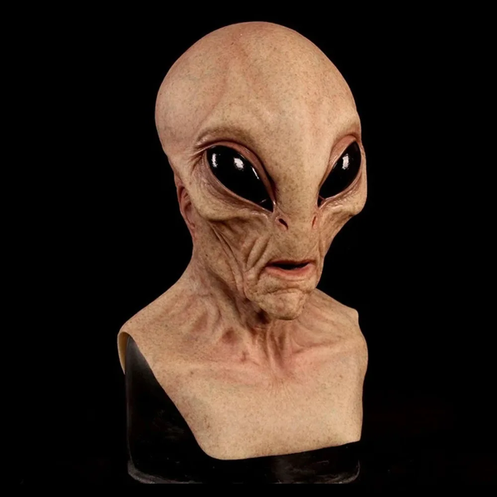 Halloween New Alien Mask Horror Hood Props Doll Doll