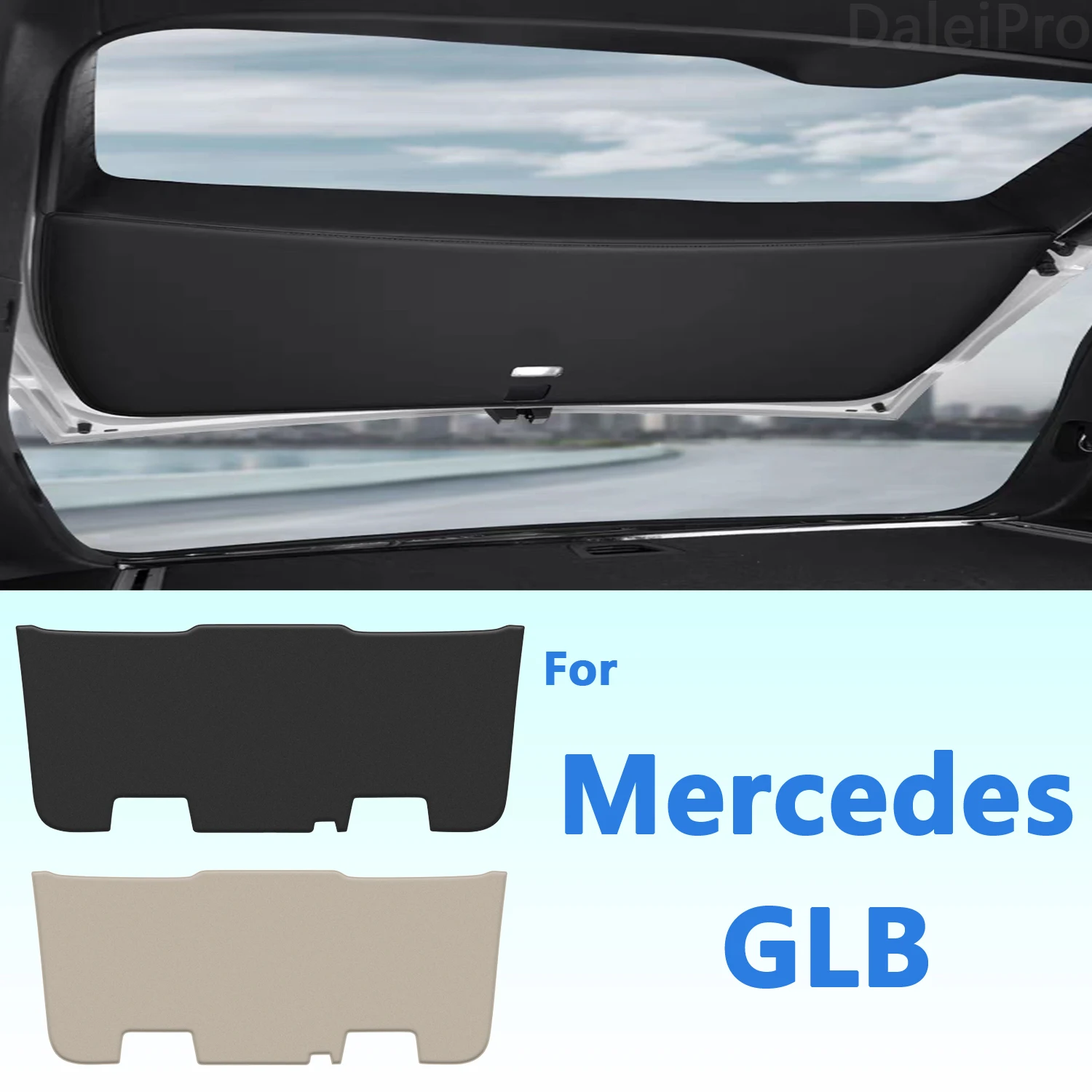 

Для Mercedes Benz GLB X247 2020-2025 автомобильная задняя дверь, устойчивая к царапинам защитная крышка багажника, кожаная декоративная накладка с защитой от ударов