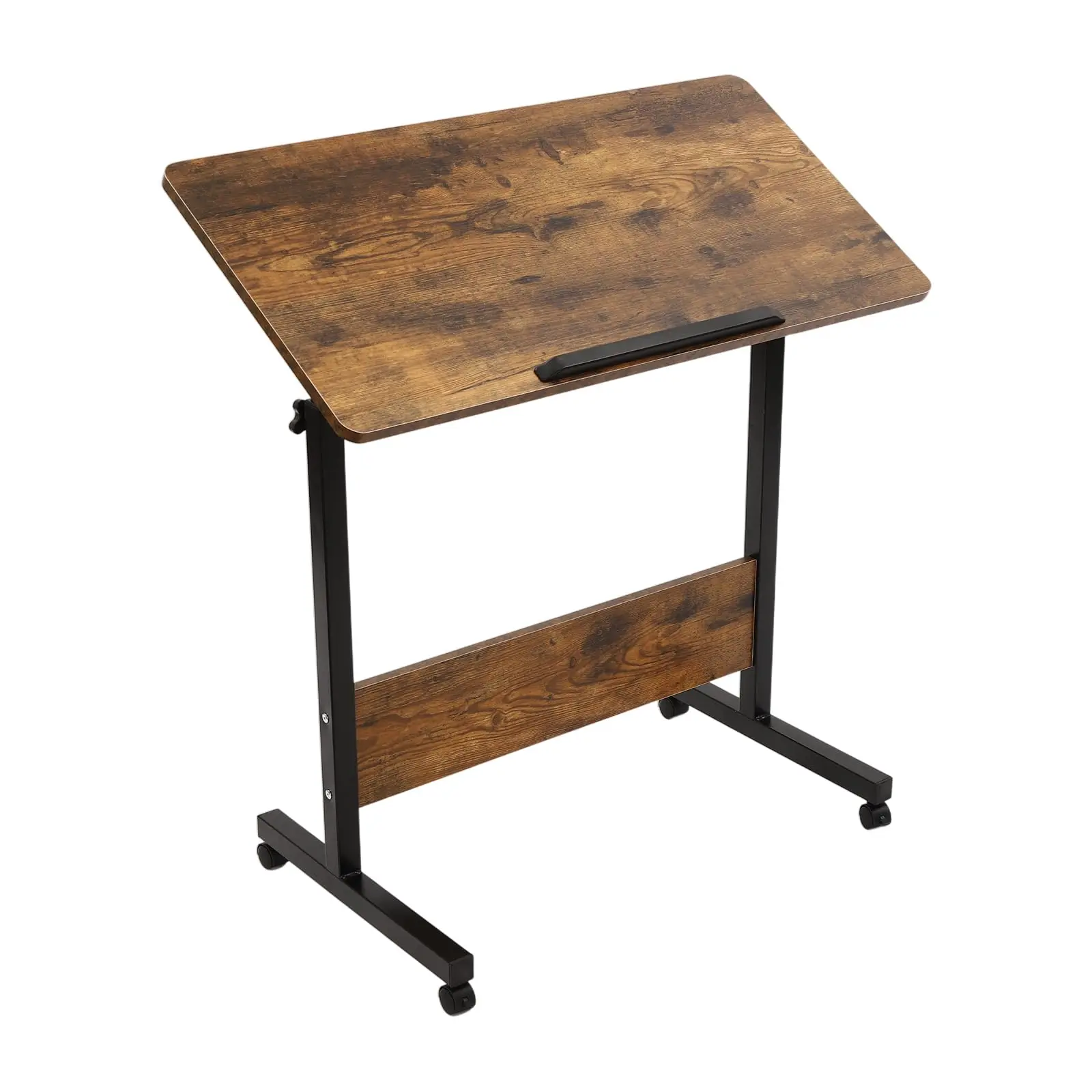 

Mobile Standing Desk Portable Rolling Computer Stand up Desk with 4Wheels Workstation Presentation Cart Laptop Table Adjustable