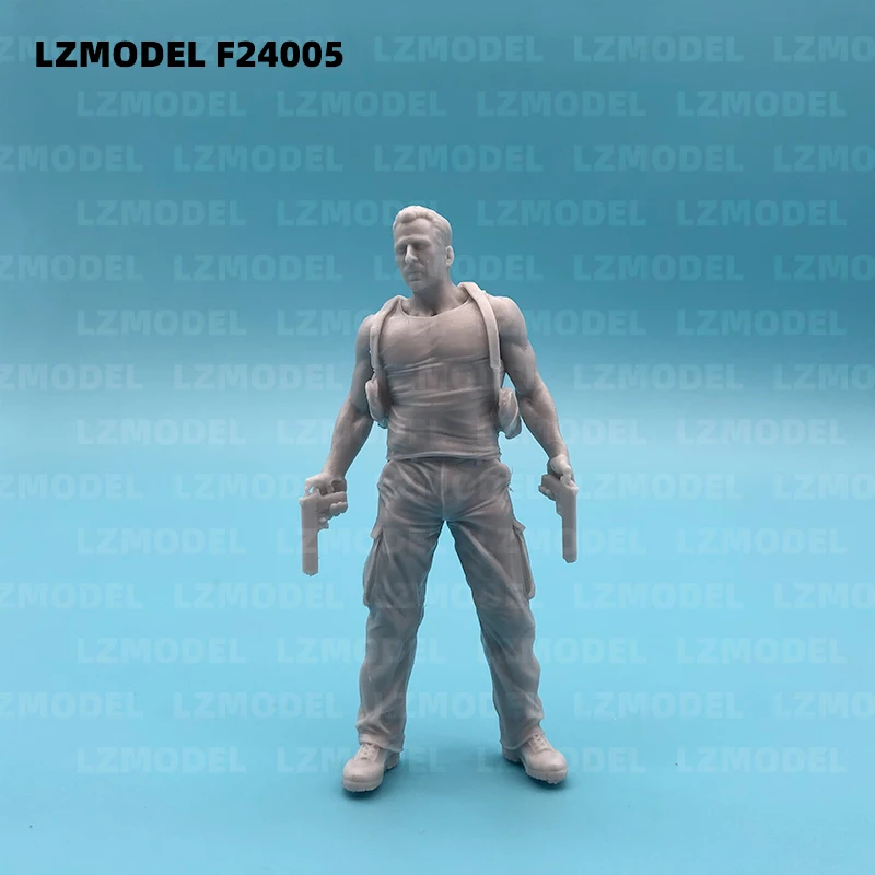 1/24 Scale Die-cast 75mm Resin Soldier Needs To Be Hand-colored John McLean Toy Model Free Shipping