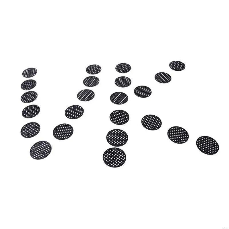 N84C 100 PCS Plastic Garden Flower Pot Pad Hole Mesh Gasket Round for Plant Pot