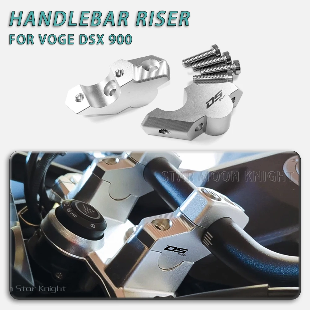 Handlebar Riser Clamp For Voge DSX 900 DS900X DSX900 2024 Handle BarRaisers Heighten Move Back Adapter Motorcycle Accessories