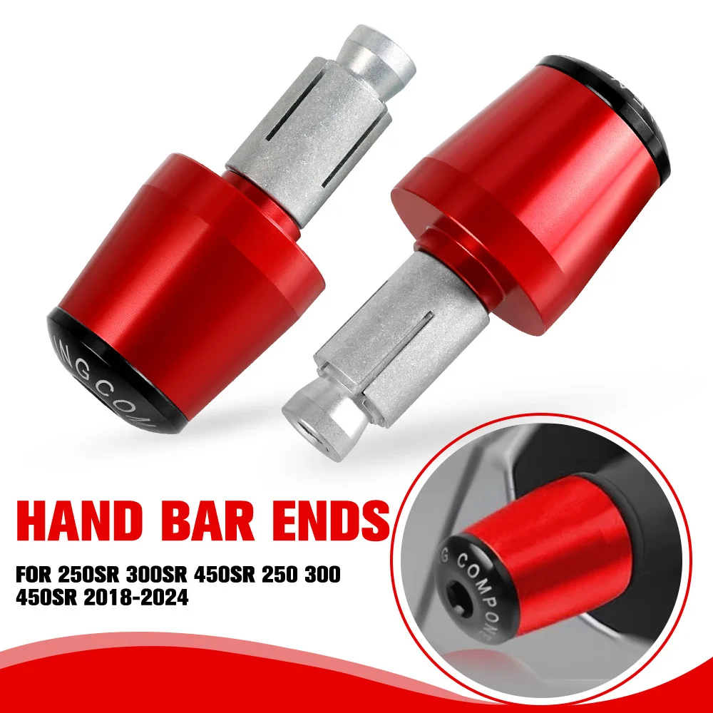 

For CFMOTO 250SR 300SR 450SR 250 300 450SR 2018-2023 2024 Motorcycle Accessorics Handlebar Grips Ends Handle Bar Cap End Plug