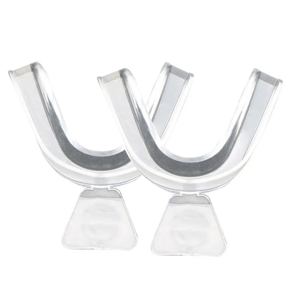 2 Pcs/Set Dental Mouthguard Thermoforming Care Oral Hygiene Bleaching Tooth Whitener Mouth Guard Teeth Whitening Trays