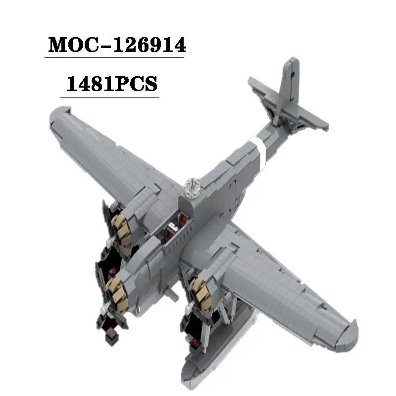 

Building Block MOC-126914 Airplane Assembly 1481PCS Adult and Children's Puzzle Education Birthday Christmas Toy Gift Ornaments