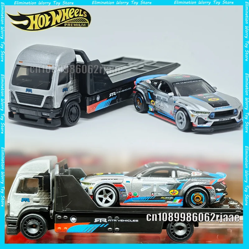 

Hot Wheels Premium 2026 Car Culture: Team Transport Children Kids Toys Hotwheels Mercedes-Benz Ford Mustang 1:64 Car Model Gift