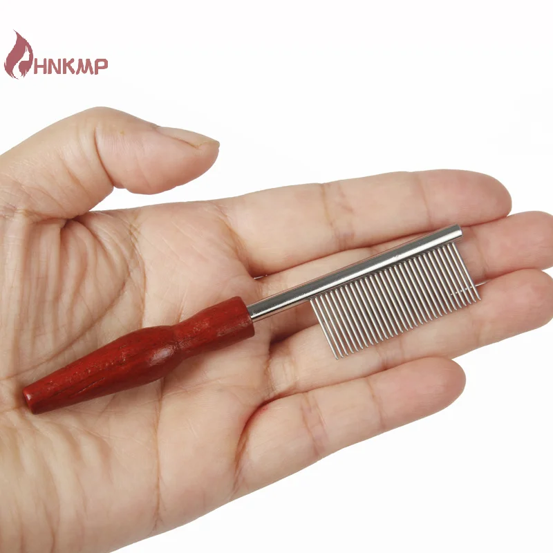 Gentleman Barber Styling Metal Comb Stainless Steel Men Beard Comb Mustache Care Shaping Tools Pocket Hair Comb Salon Styling