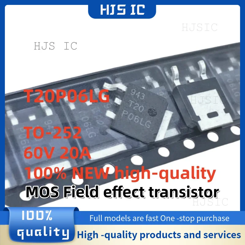 10PCS MOSFET 60V 20A Transistor new quality NTD20P06LG T20P06LG T20P06L NTD20P06LT4G T20 P06L TO-252