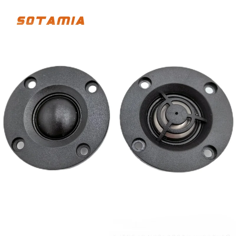 SOTAMIA 2Pcs 52MM Tweeter Titanium Film Audio Speaker Driver 4 Ohm 15W DIY Home Music Bluetooth Speaker Treble Sound Loudspeaker