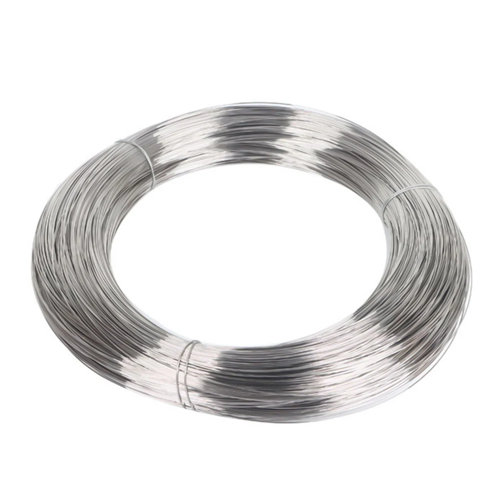 304 Stainless Steel Wire Soft/Hard Steel Wire 0.1/0.2/0.3/0.4/0.5/0.6 0.8/1.0/1.2/1.5/2/2.5/3mm Single Strand Round Bright Silk