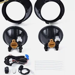 Fit For 2010-2013 Chevy Camaro Bumper Fog Lights Driving Lamps + Bulbs Complete